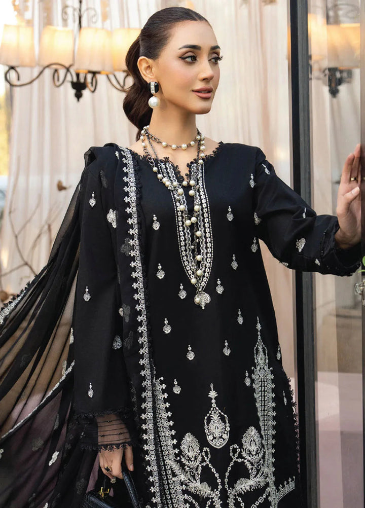 Aviva by Humdum Embroidered Lawn Suit Unstitched 3 Piece HD25A D-07 - Summer Collection