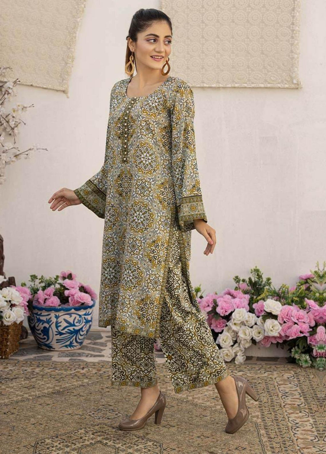 AY Textile Printed Lawn Suits Unstitched 2 Piece AYT232P AY-012 - Summer Collection
