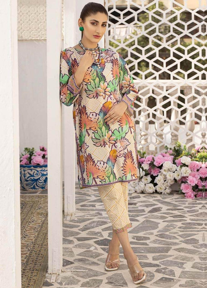 AY Textile Printed Lawn Suits Unstitched 2 Piece AYT232P AY-014 - Summer Collection