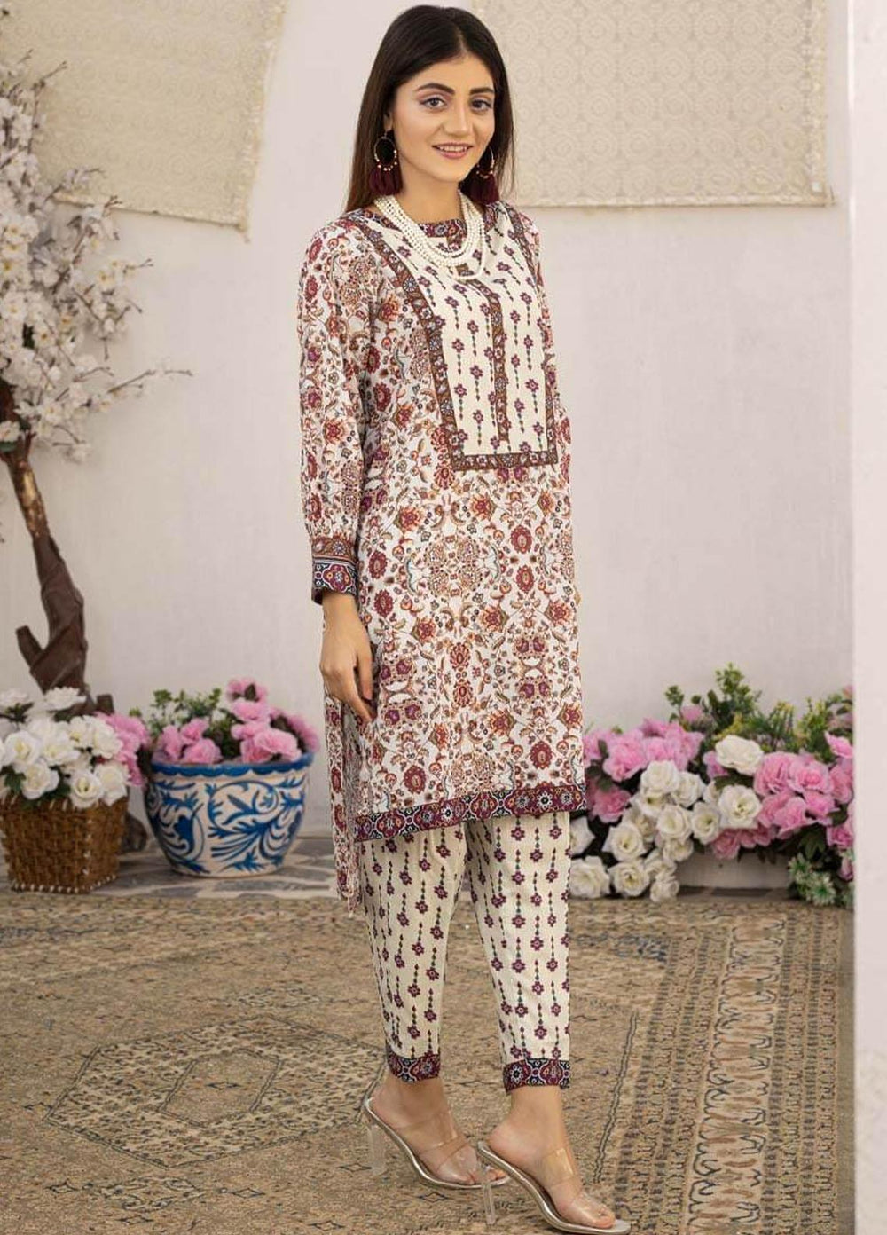 AY Textile Printed Lawn Suits Unstitched 2 Piece AYT232P AY-020 - Summer Collection