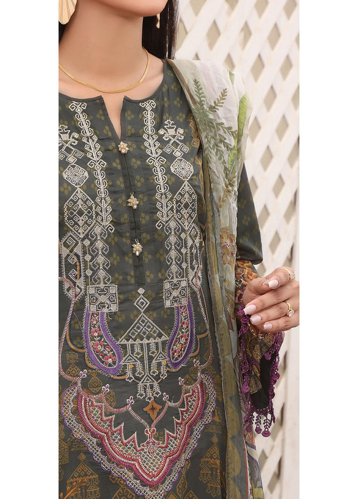 Ayesha Alishba By VS Textiles Embroidered Lawn Suits Unstitched 3 Piece VS23AA D-12 - Summer Collection