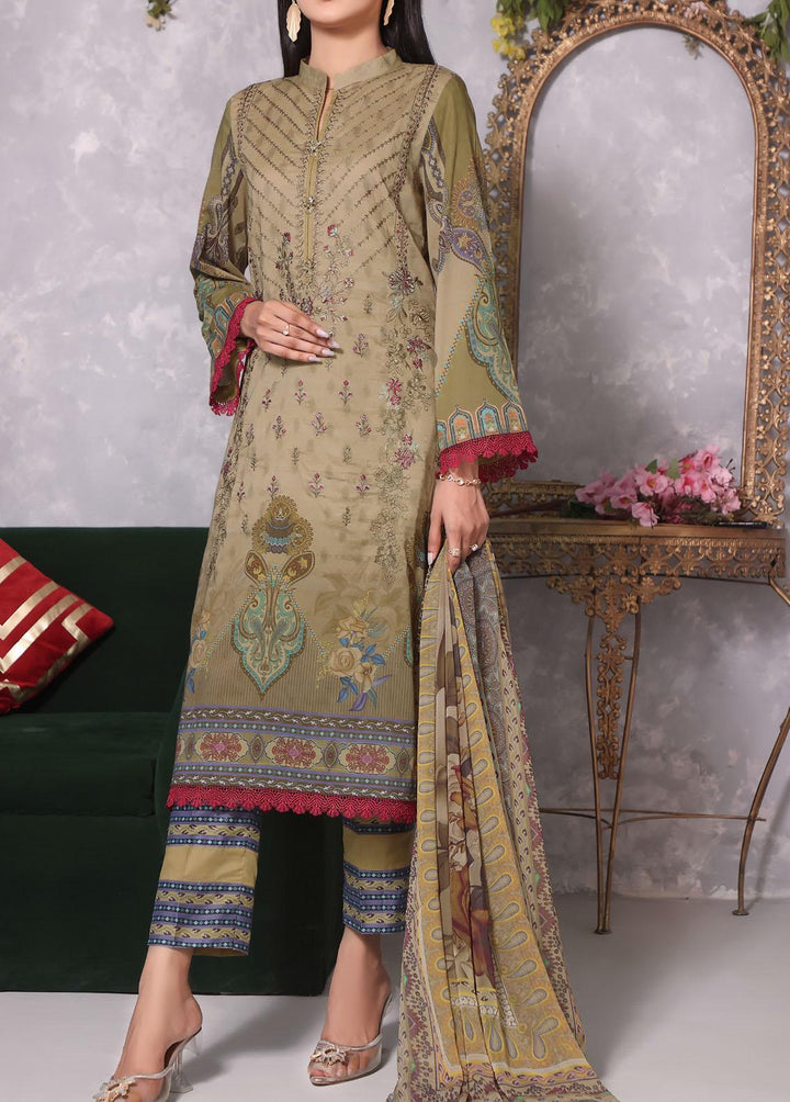 Ayesha Alishba By VS Textiles Embroidered Lawn Suits Unstitched 3 Piece VS23AA D-14 - Summer Collection