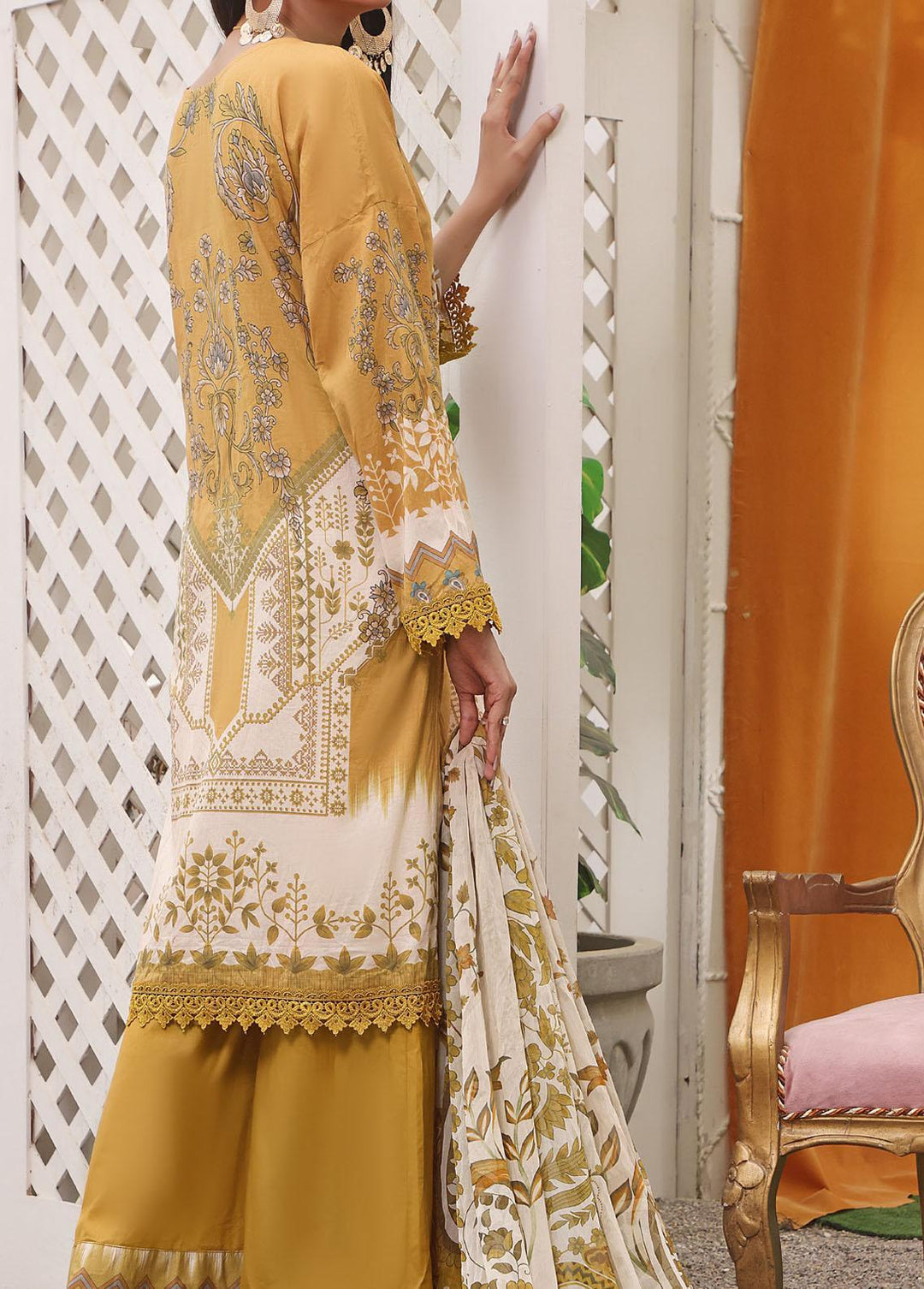 Ayesha Alishba By VS Textiles Embroidered Lawn Suits Unstitched 3 Piece VS23AA D-16 - Summer Collection