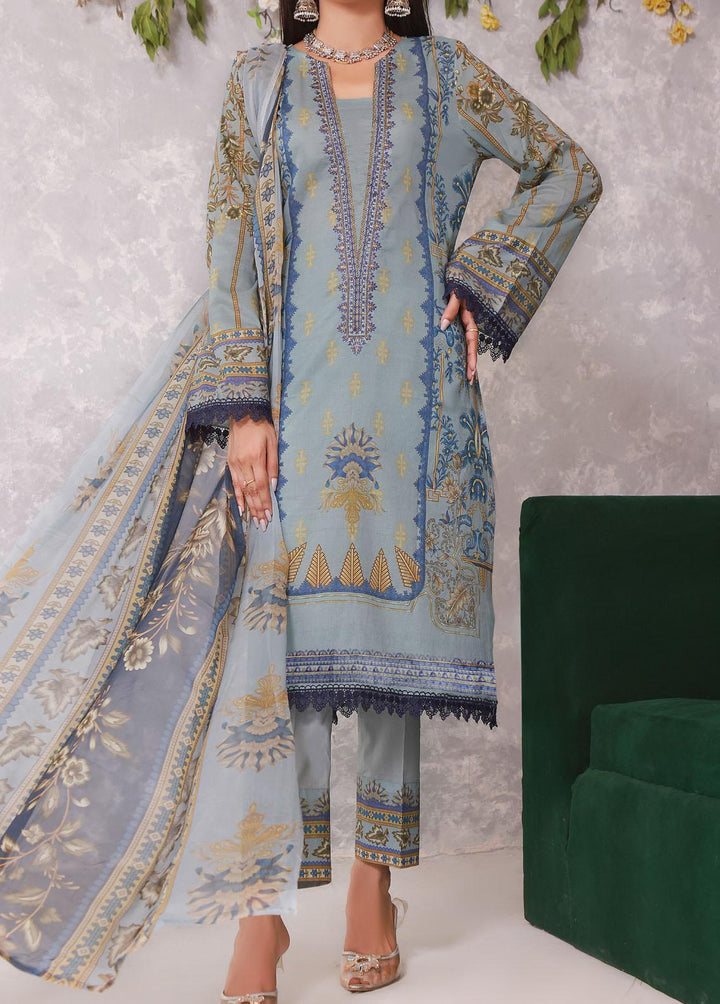 Ayesha Alishba By VS Textiles Embroidered Lawn Suits Unstitched 3 Piece VS23AA D-17 - Summer Collection