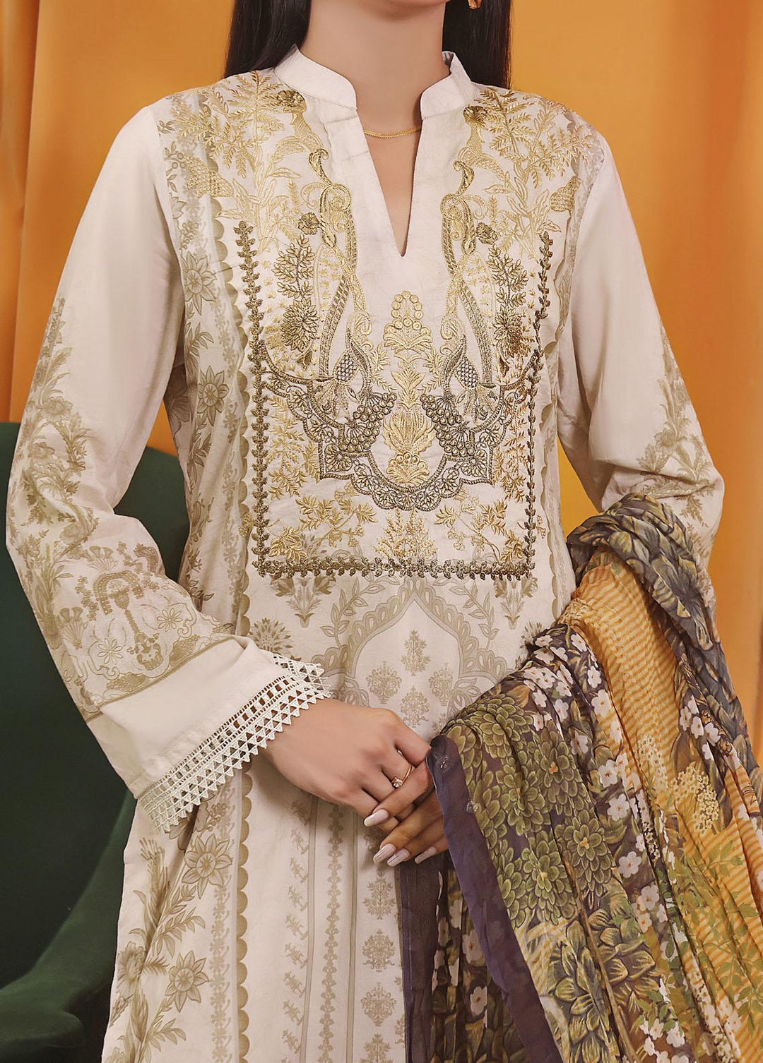 Ayesha Alishba By VS Textiles Embroidered Lawn Suits Unstitched 3 Piece VS23AA D-20 - Summer Collection