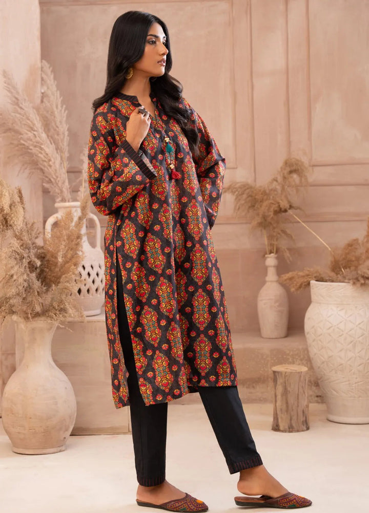 Ayla Studio Casual Pret Printed Lawn 2 Piece Suit SLW-013 Dark Eden