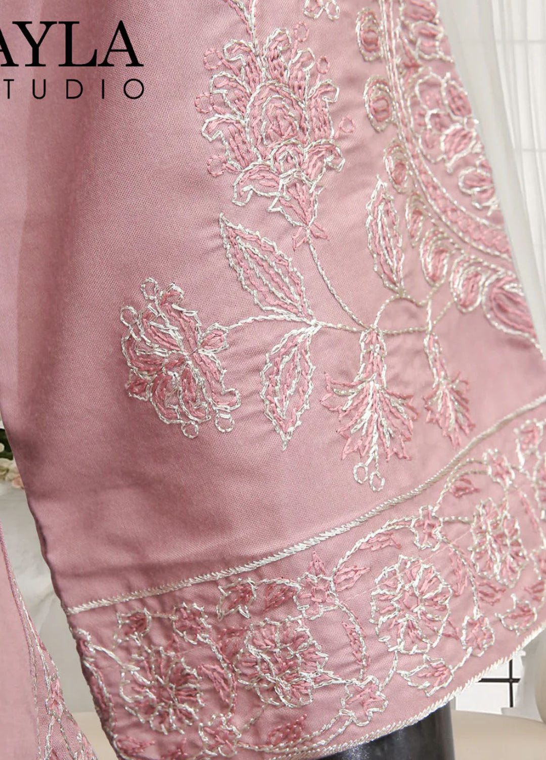 Ayla Studio Pret Embroidered Wash N Wear 2 Piece Suit Gul-E-Nazuk