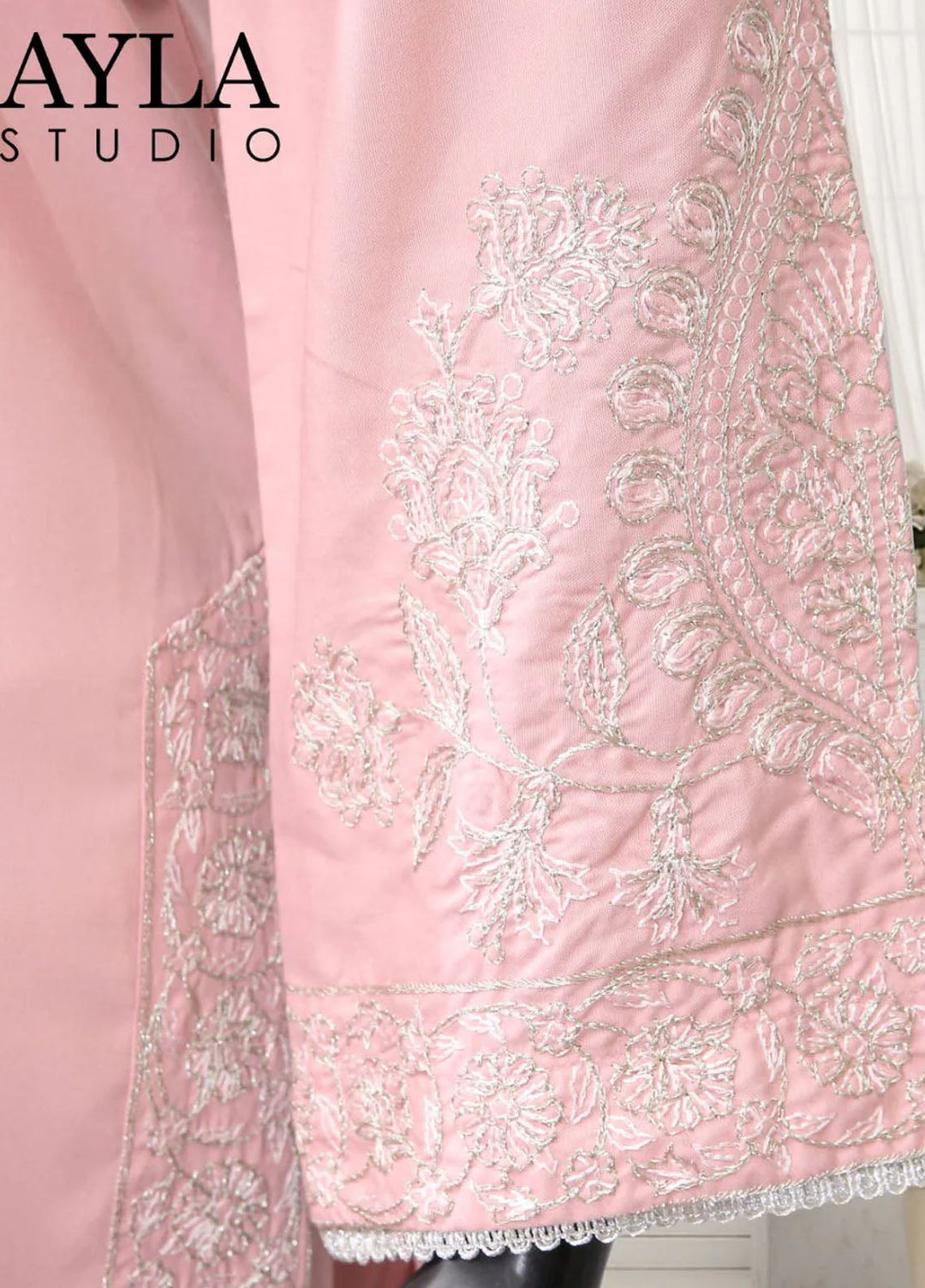 Ayla Studio Pret Embroidered Wash N Wear 2 Piece Suit Gulbadan