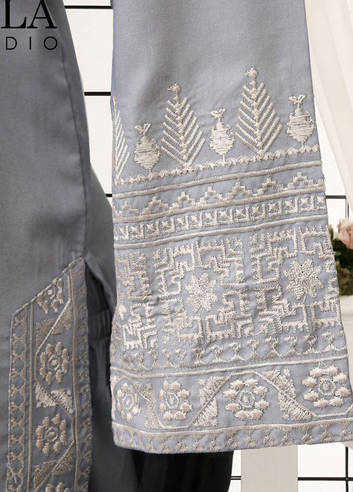 Ayla Studio Pret Embroidered Wash N Wear 2 Piece Suit Neelofar