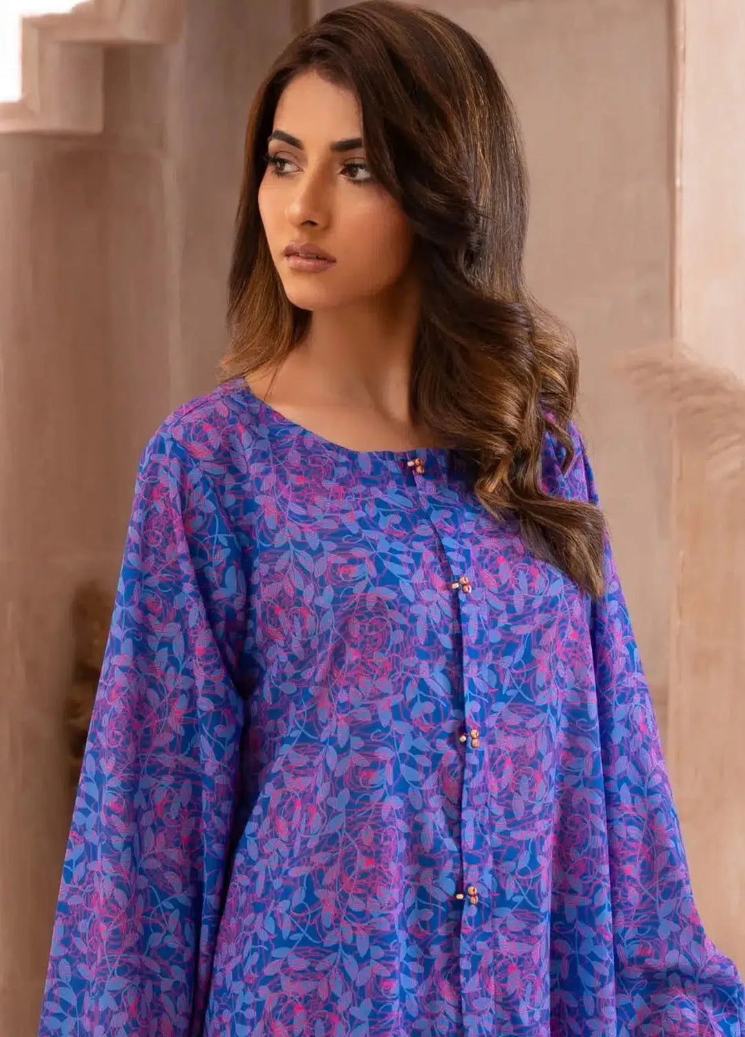 Ayla Studio Pret Printed Georgette 2 Piece Suit G-001 Mystical Roses