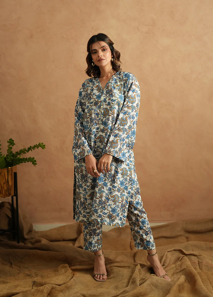 Ayla Studio Pret Printed Poly Viscose 2 Piece Suit PES240105 Chinoiseries Bliss