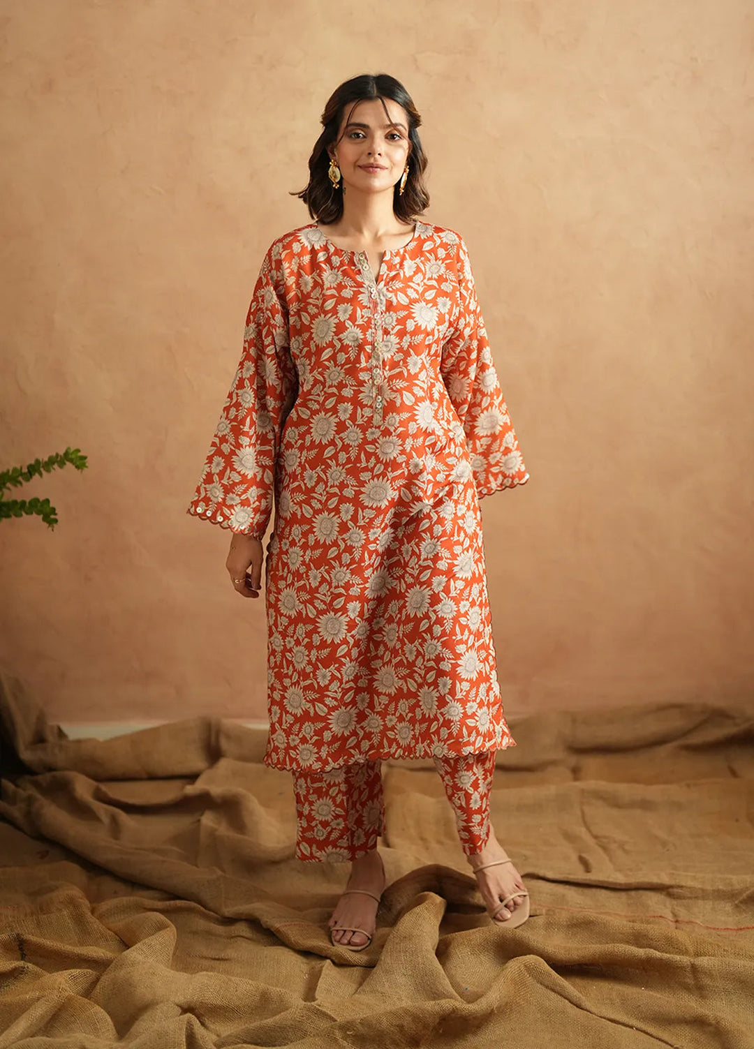 Ayla Studio Pret Printed Poly Viscose 2 Piece Suit Fiesta