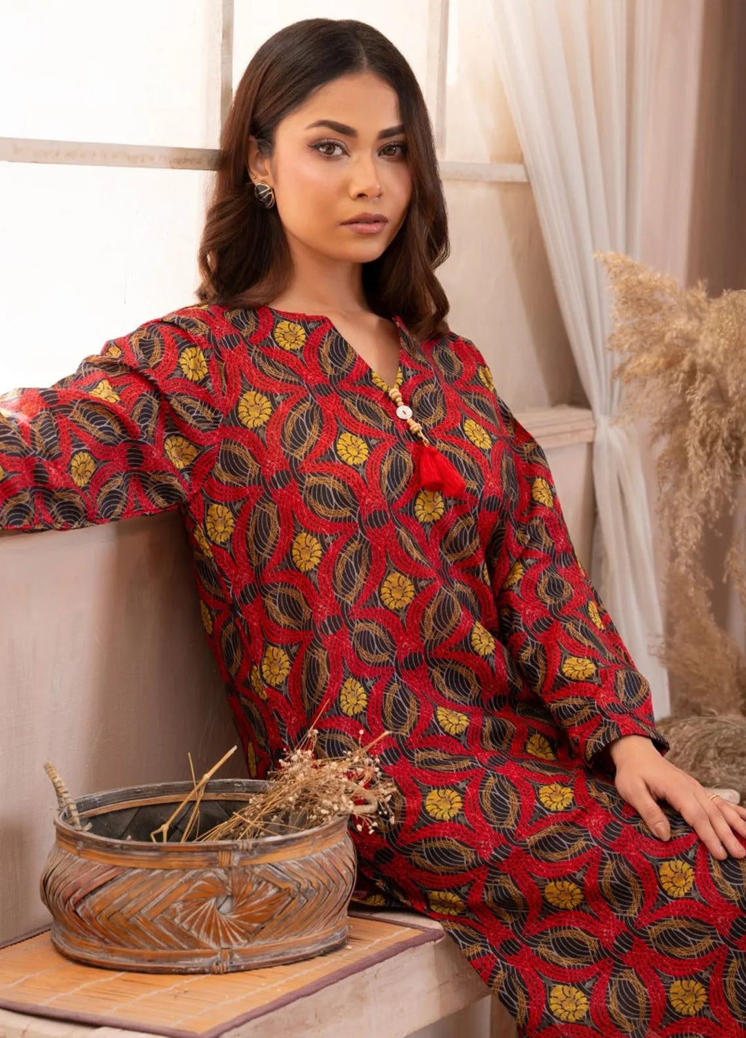 Ayla Studio Pret Printed Lawn 2 Piece Suit SLW-018 Psychedelic Night