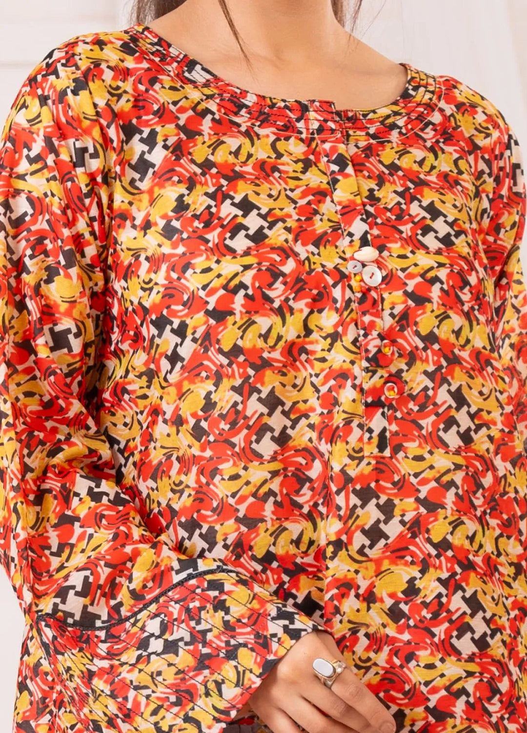 Ayla Studio Pret Printed Lawn 2 Piece Suit SLW-025 Misty Colors