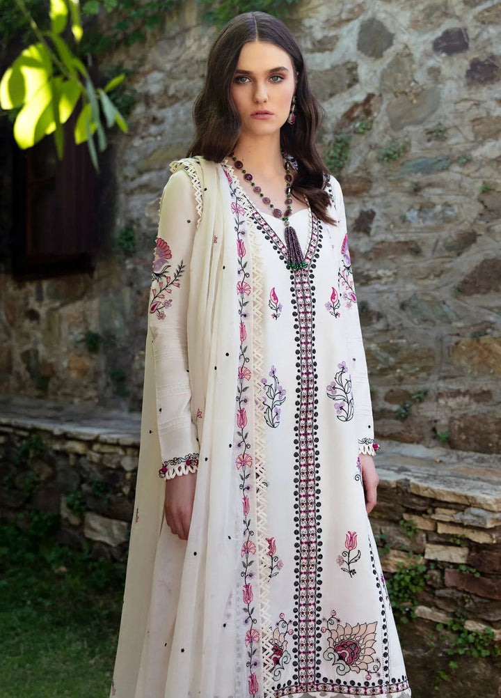 Aylin By Republic WomensWear Embroidered Lawn Suits Unstitched 3 Piece RW24A D1-B - Summer Collection
