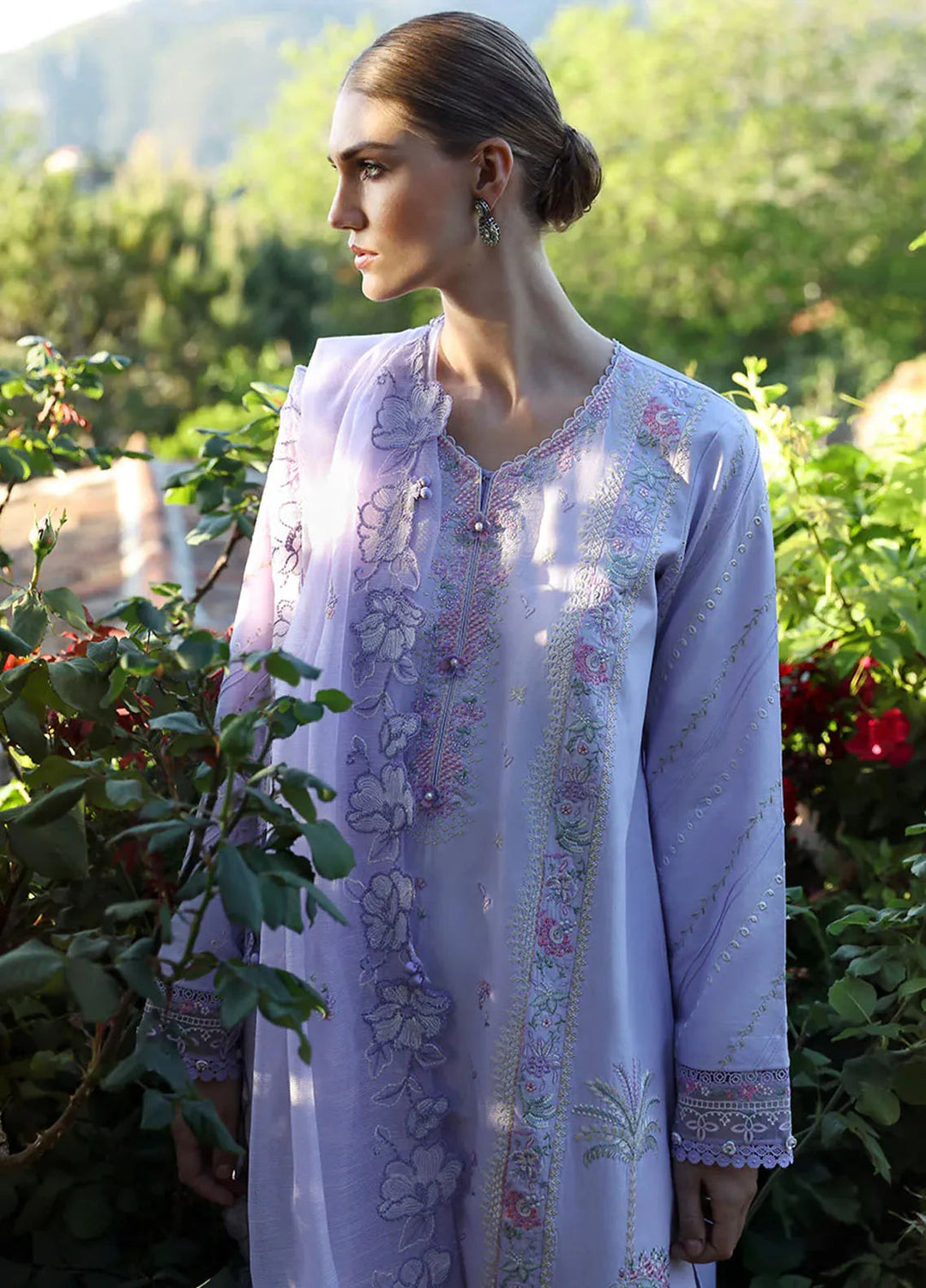 Aylin By Republic WomensWear Embroidered Lawn Suits Unstitched 3 Piece RW24A D4-A - Summer Collection