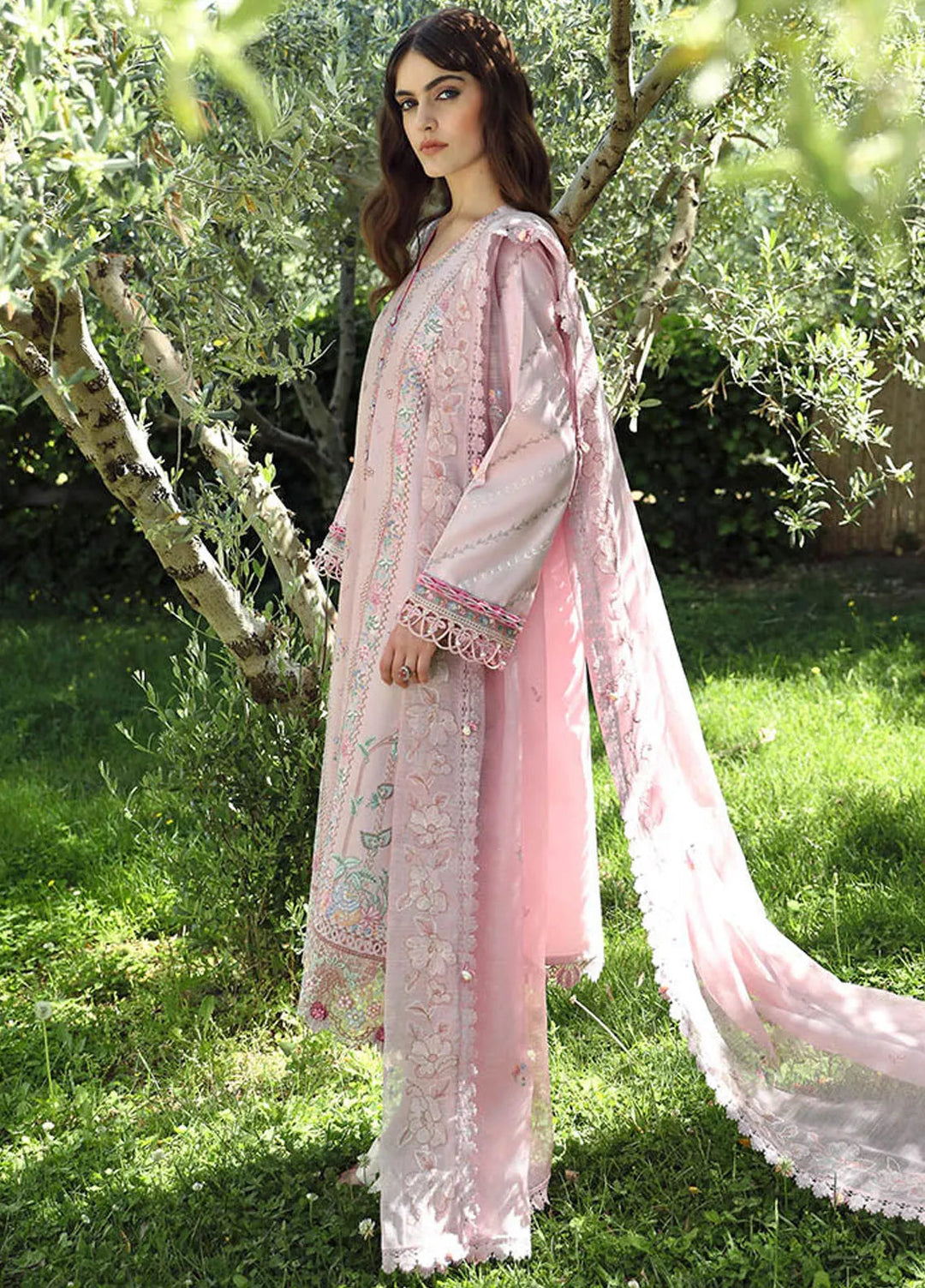 Aylin By Republic WomensWear Embroidered Lawn Suits Unstitched 3 Piece RW24A D4-B - Summer Collection