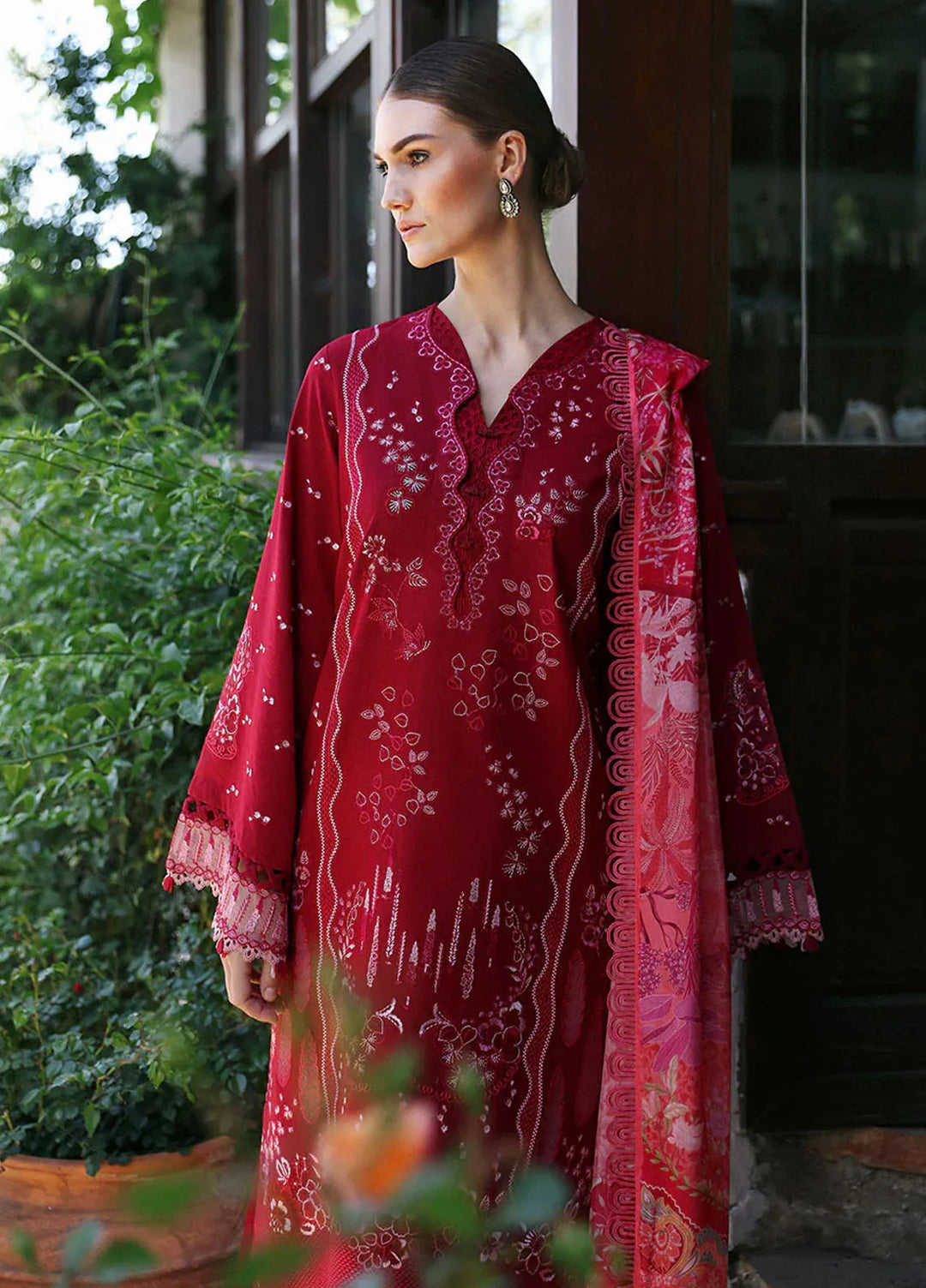 Aylin By Republic WomensWear Embroidered Lawn Suits Unstitched 3 Piece RW24A D5-B - Summer Collection