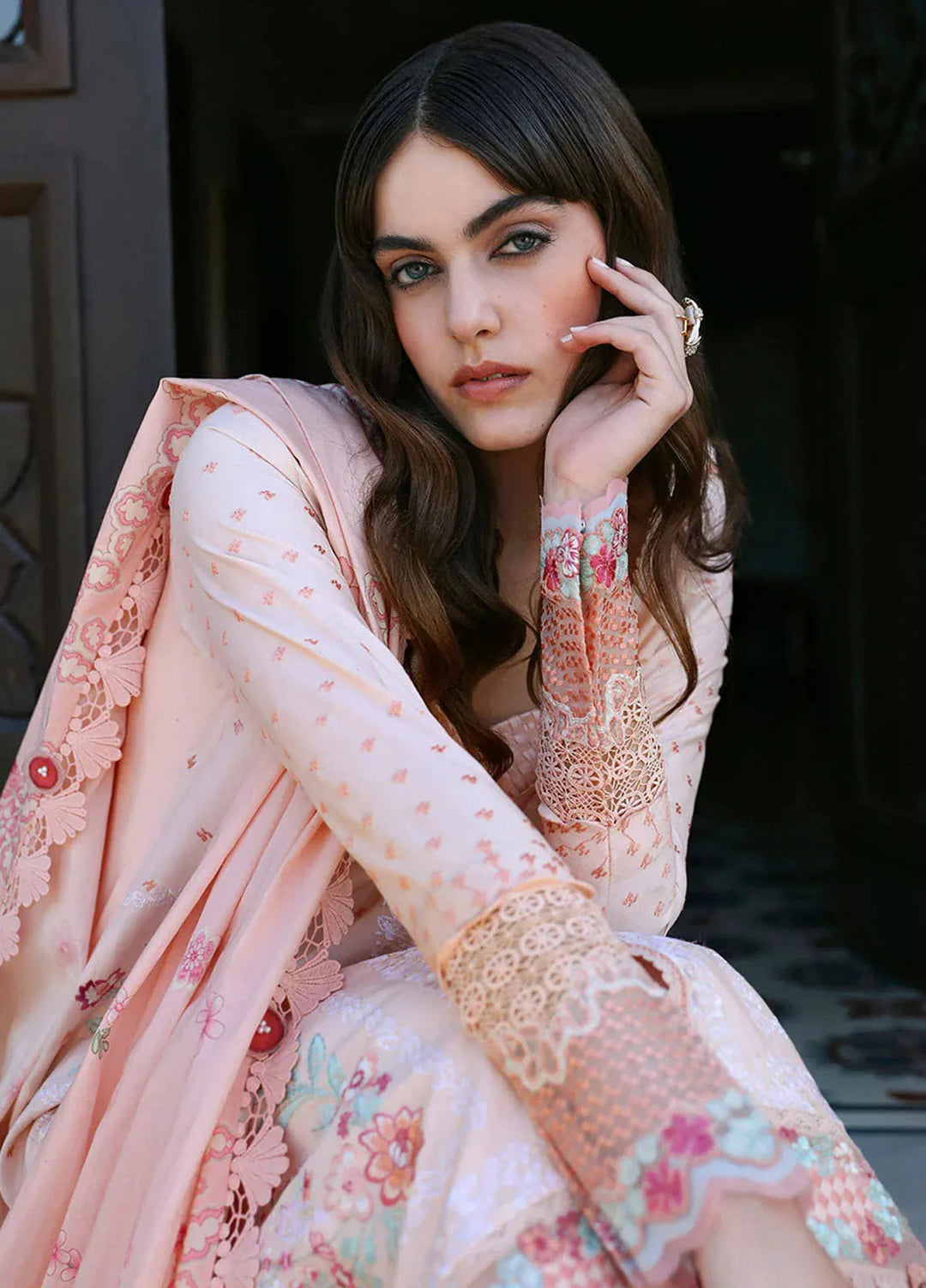 Aylin By Republic WomensWear Embroidered Lawn Suits Unstitched 3 Piece RW24A D6-A - Summer Collection