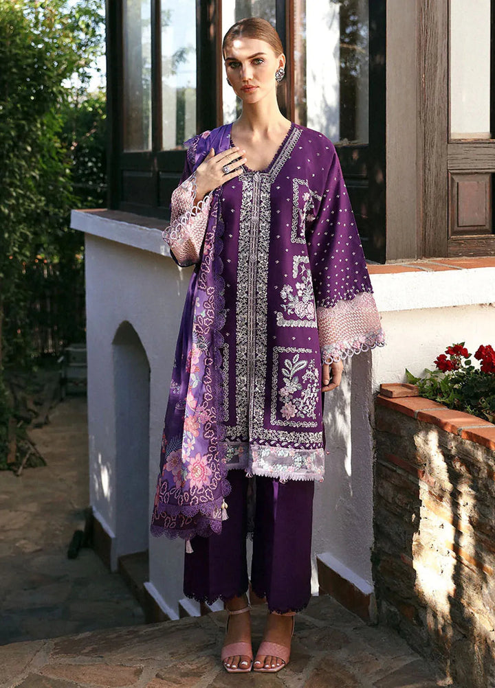 Aylin By Republic WomensWear Embroidered Lawn Suits Unstitched 3 Piece RW24A D6-B - Summer Collection