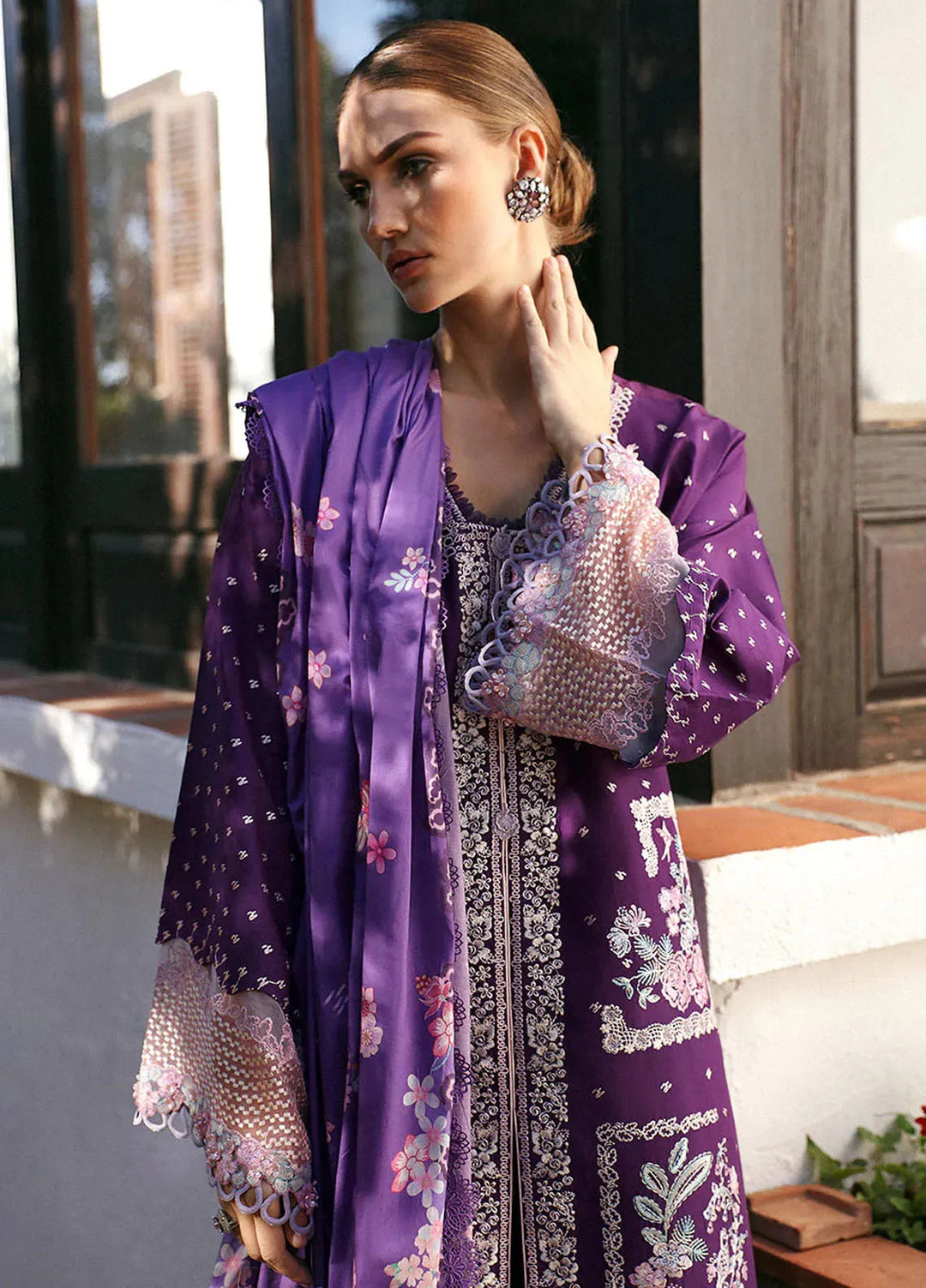 Aylin By Republic WomensWear Embroidered Lawn Suits Unstitched 3 Piece RW24A D6-B - Summer Collection
