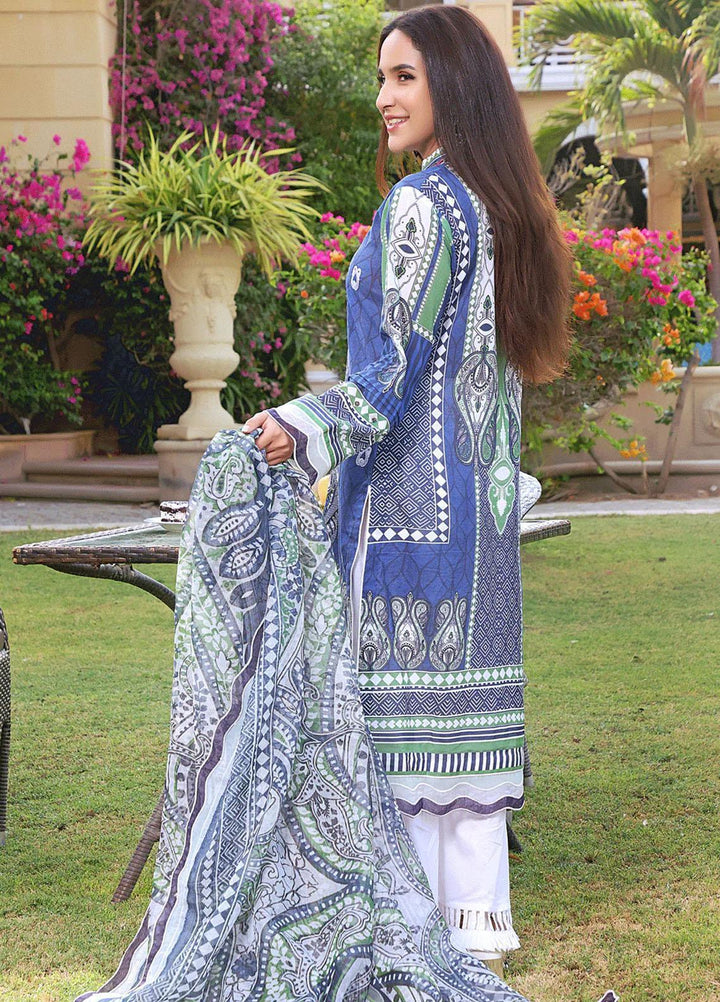 Ayman By Khas Embroidered Lawn Suits Unstitched 3 Piece KHS23A KCNE-1452 - Summer Collection