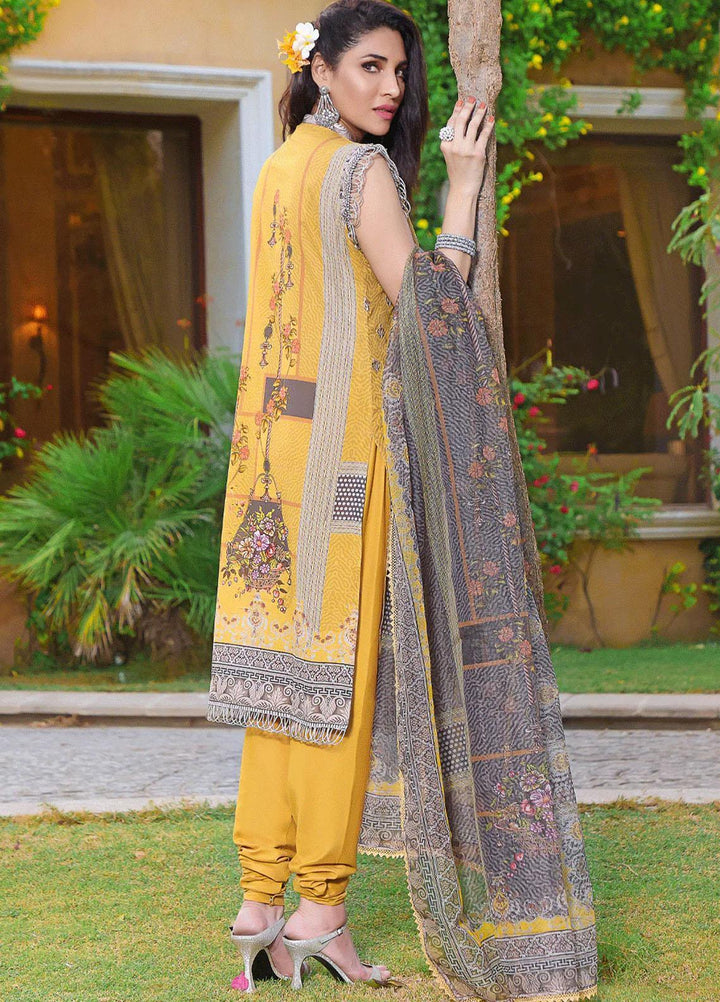 Ayman By Khas Embroidered Lawn Suits Unstitched 3 Piece KHS23A KCNE-1454 - Summer Collection