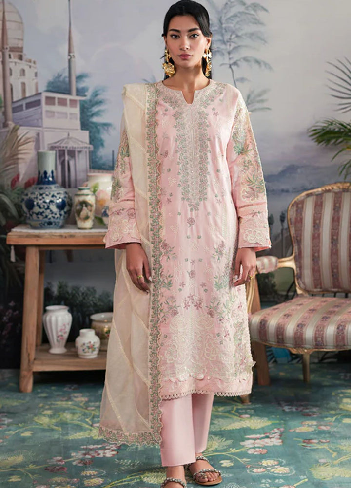 Ayra By Emaan Adeel Embroidered Lawn Suit Unstitched 3 Piece EA24AL AR-01 - Luxury Summer Collection