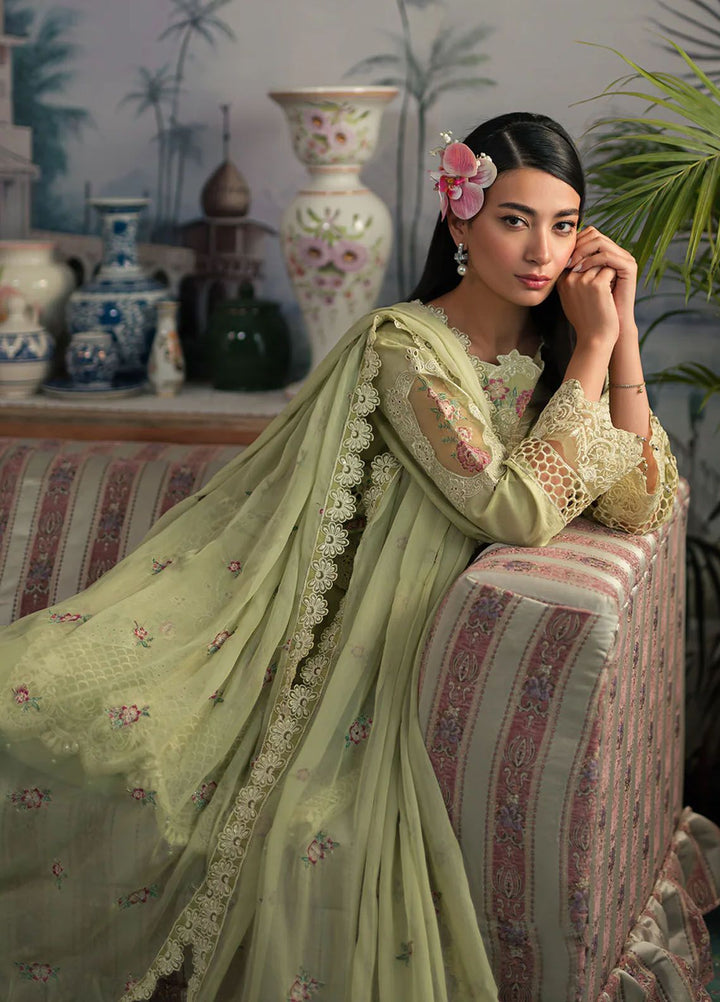 Ayra By Emaan Adeel Embroidered Lawn Suit Unstitched 3 Piece EA24AL AR-02 - Luxury Summer Collection