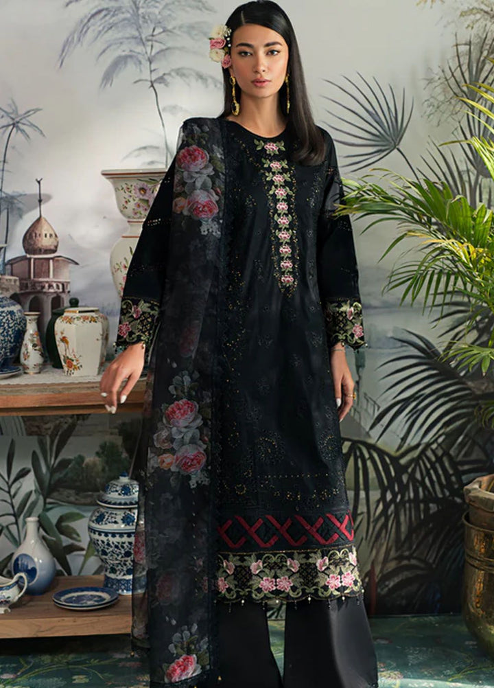 Ayra By Emaan Adeel Embroidered Lawn Suit Unstitched 3 Piece EA24AL AR-05 - Luxury Summer Collection