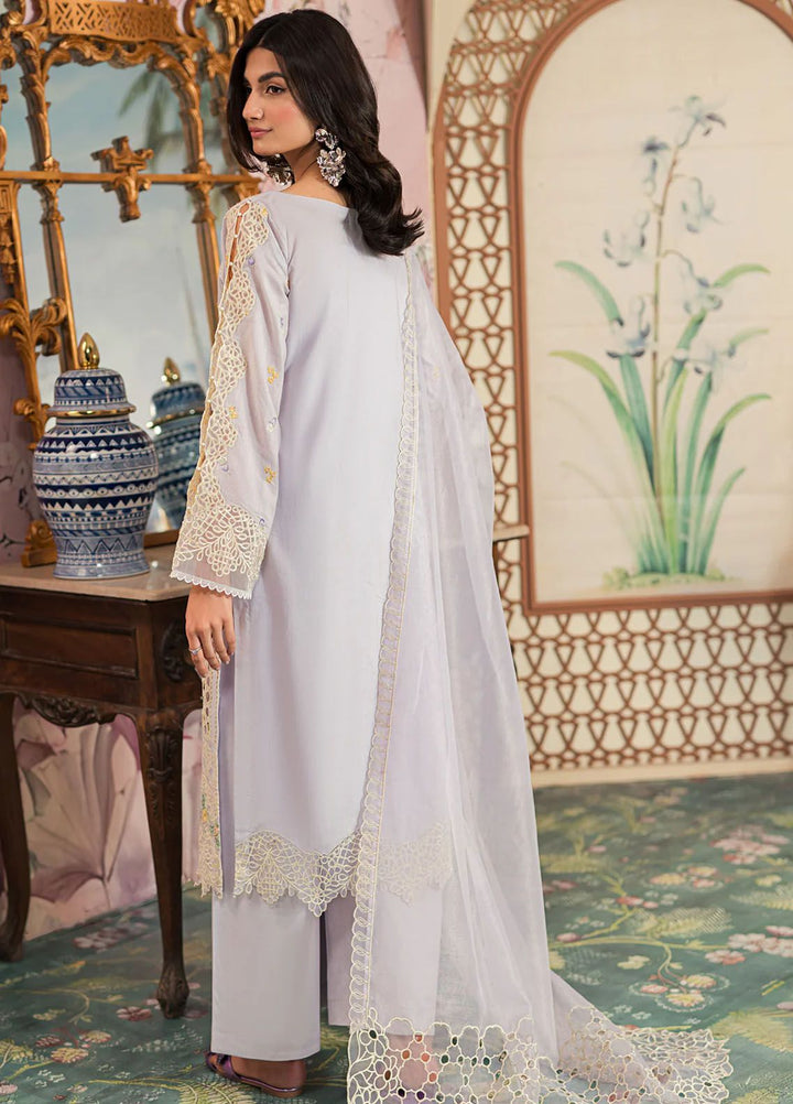 Ayra By Emaan Adeel Embroidered Lawn Suit Unstitched 3 Piece EA24AL AR-10 - Luxury Summer Collection