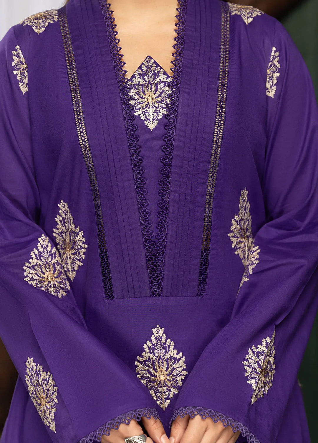 Ayra by Meeral Embroidered Lawn Suit Unstitched 2 Piece MRL24AR Baamei - Summer Collection