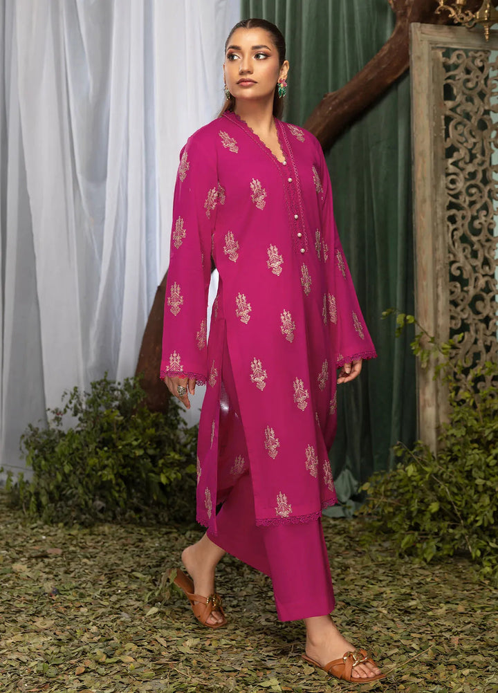 Ayra by Meeral Embroidered Lawn Suit Unstitched 2 Piece MRL24AR Hoshaam - Summer Collection