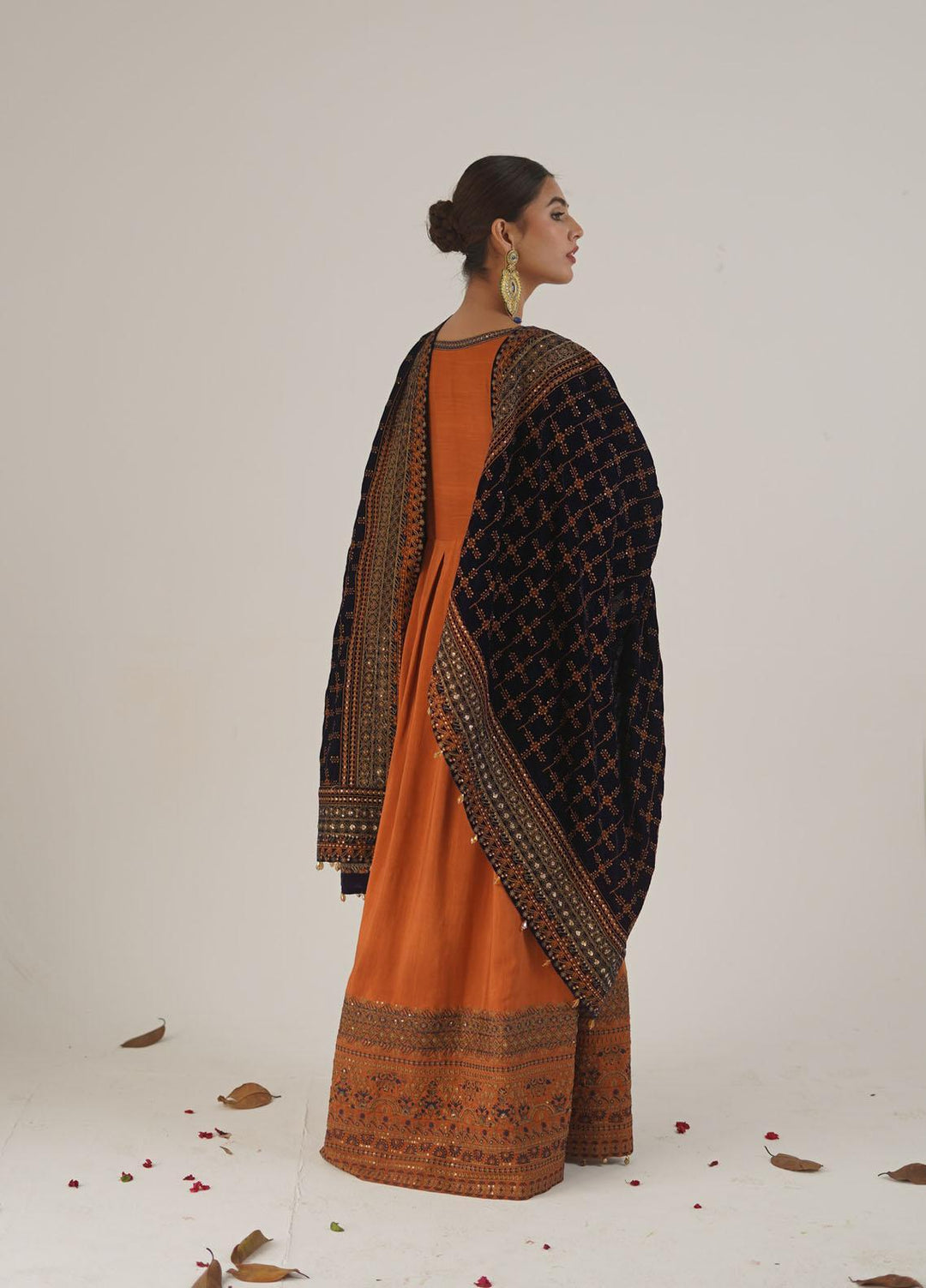 Ayra by Muraad Embroidered Raw Silk Suits Unstitched 3 Piece MU22AR A-007 Nureh - Luxury Winter Collection