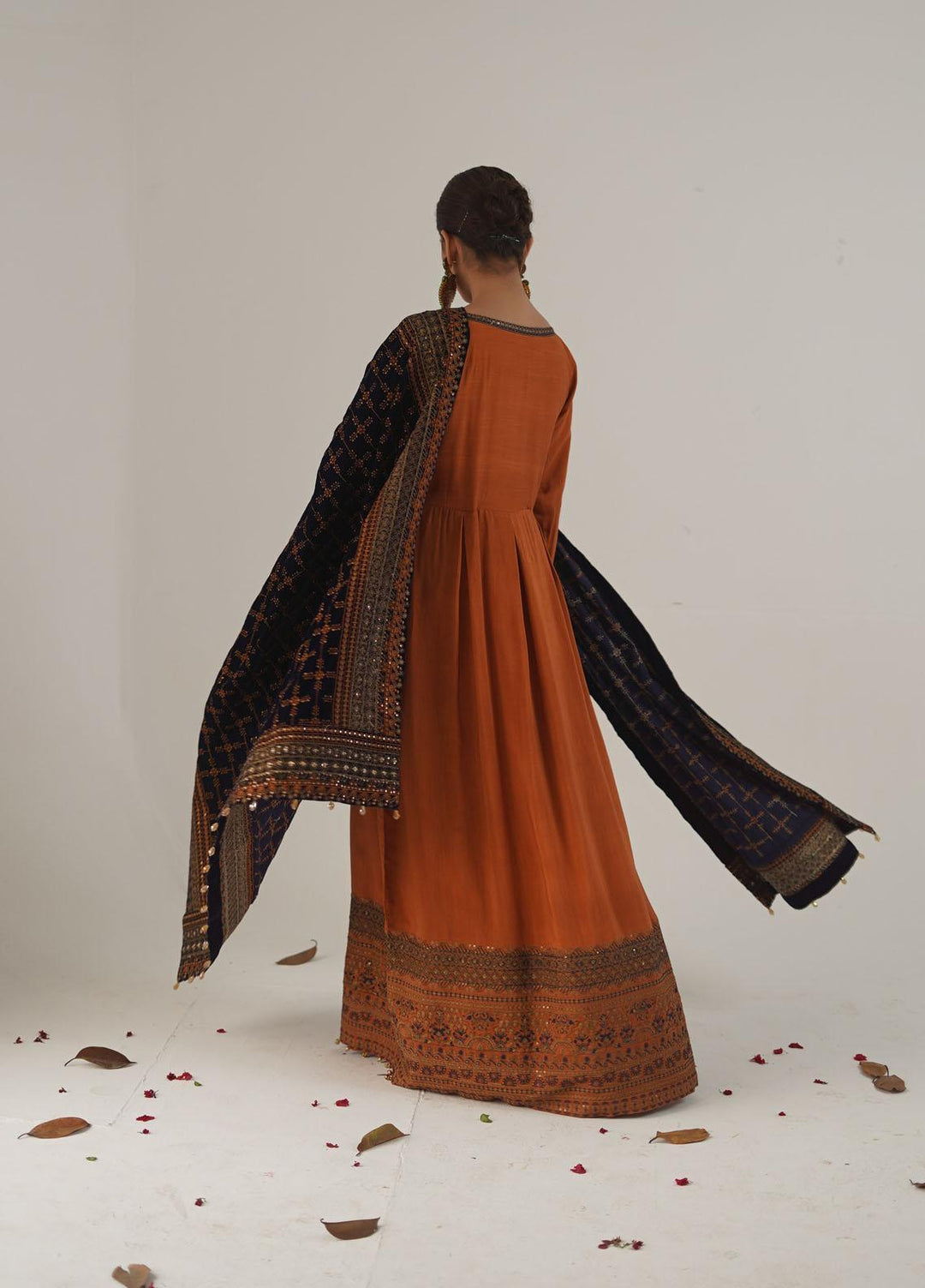 Ayra by Muraad Embroidered Raw Silk Suits Unstitched 3 Piece MU22AR A-007 Nureh - Luxury Winter Collection