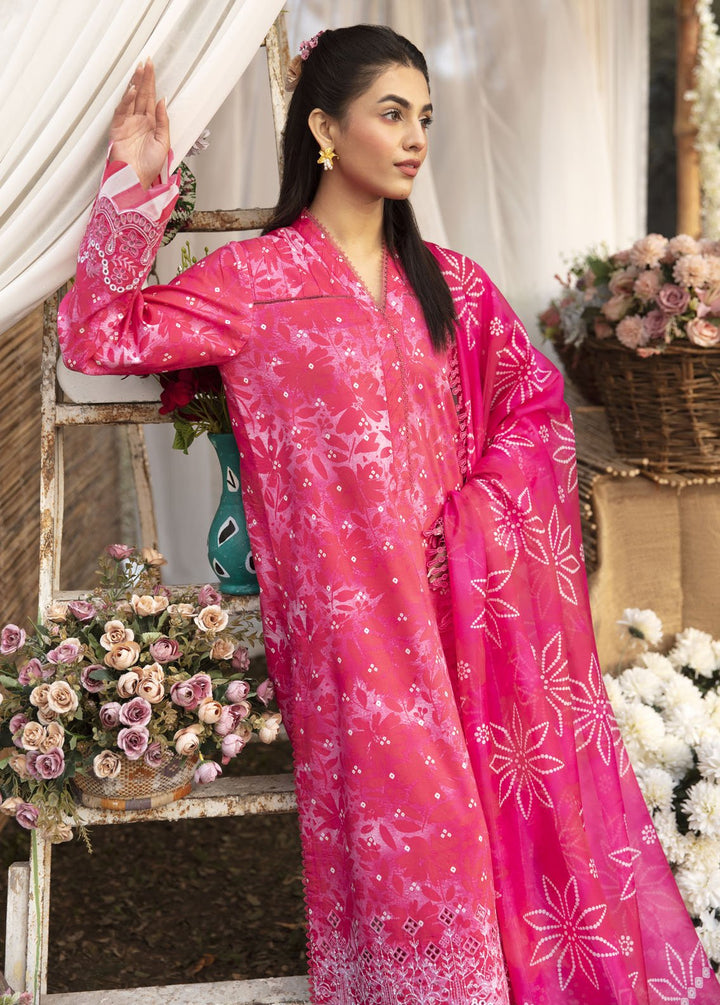 Ayzel By Afrozeh Embroidered Lawn Suits Unstitched 3 Piece AAF24SD AZL-V1-03 Cosmos - Summer Collection