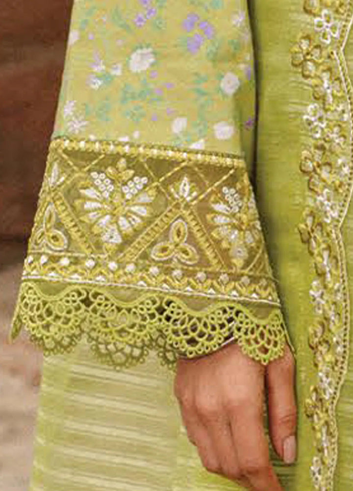 Ayzel by Afrozeh Embroidered Lawn Suits Unstitched 3 Piece D-01 Verda - Core Collection