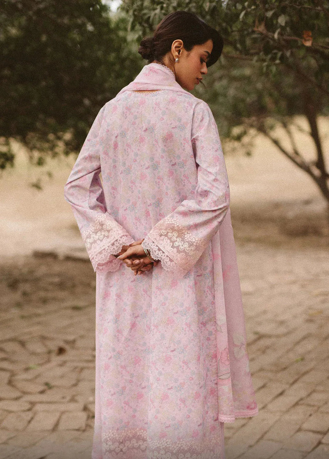 Ayzel by Afrozeh Embroidered Lawn Suits Unstitched 3 Piece D-06 Selis - Core Collection