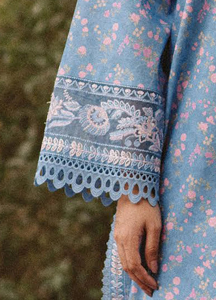 Ayzel by Afrozeh Embroidered Lawn Suits Unstitched 3 Piece D-10 Brielle - Core Collection