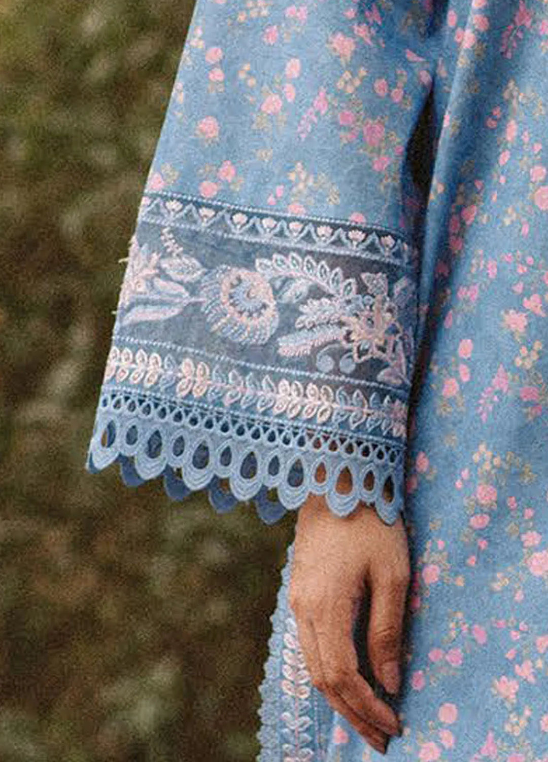 Ayzel by Afrozeh Embroidered Lawn Suits Unstitched 3 Piece D-10 Brielle - Core Collection