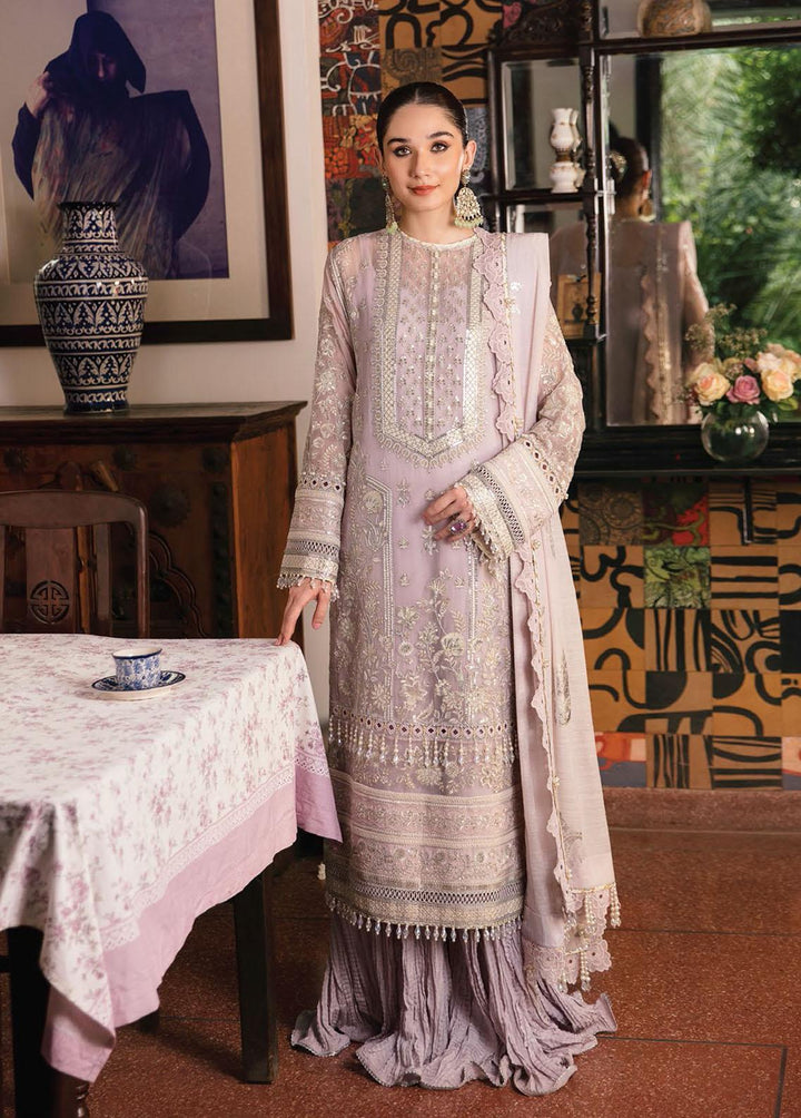 Ayzel By Afrozeh Embroidered Chiffon Suits Unstitched 3 Piece AF22A Elaheh - Luxury Collection