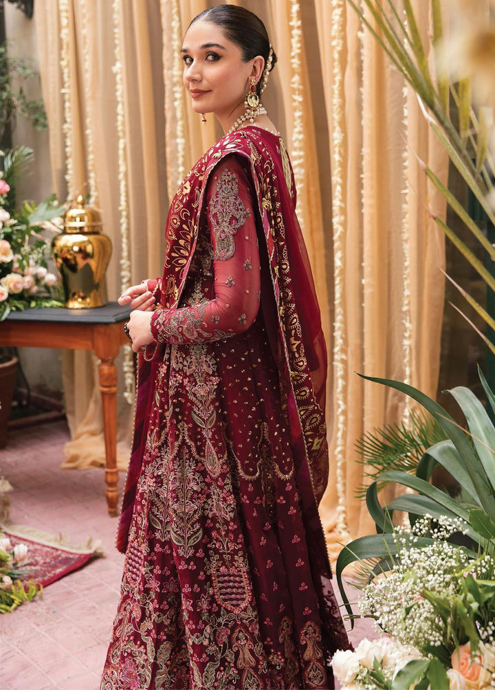 Ayzel By Afrozeh Embroidered Chiffon Suits Unstitched 3 Piece AF22A Golnaz - Luxury Collection