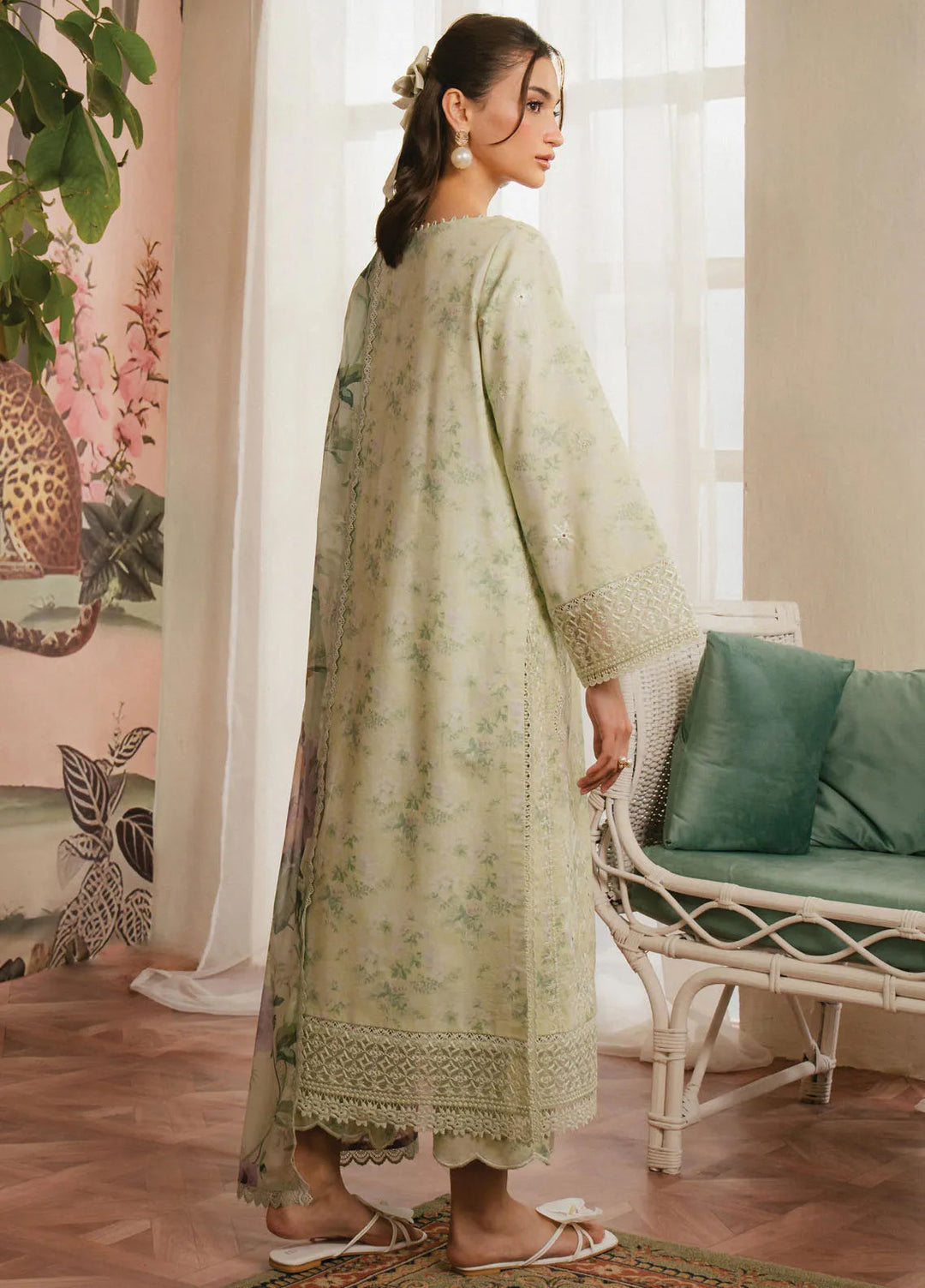 Ayzel by Afrozeh Printed Lawn Suits Unstitched 3 Piece AAF25AM D-01 Mirelia - Summer Collection