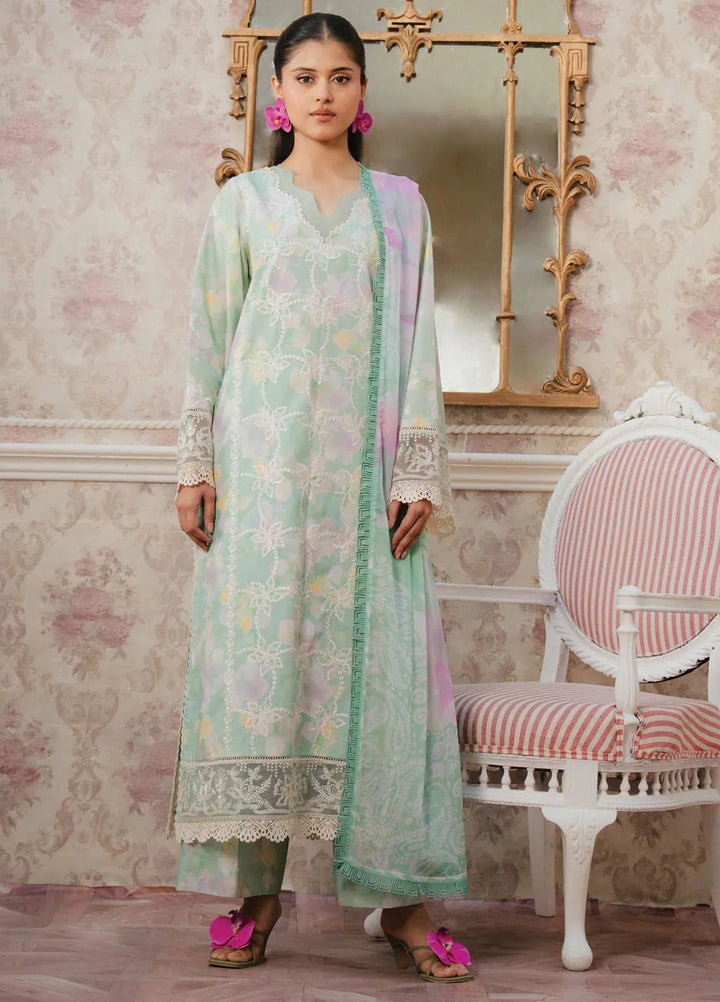 Ayzel by Afrozeh Printed Lawn Suits Unstitched 3 Piece AAF25AM D-03 Liora - Summer Collection
