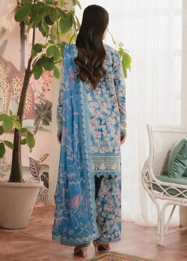 Ayzel by Afrozeh Printed Lawn Suits Unstitched 3 Piece AAF25AM D-04 Scilla - Summer Collection