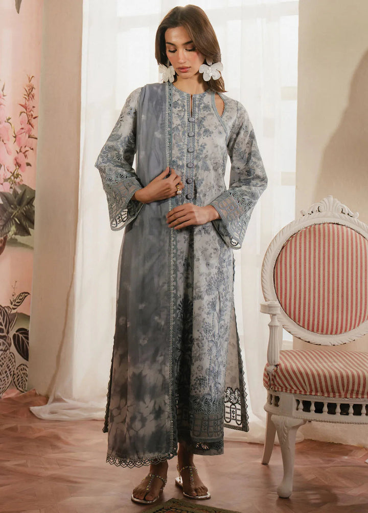 Ayzel by Afrozeh Printed Lawn Suits Unstitched 3 Piece AAF25AM D-08 Selviana - Summer Collection