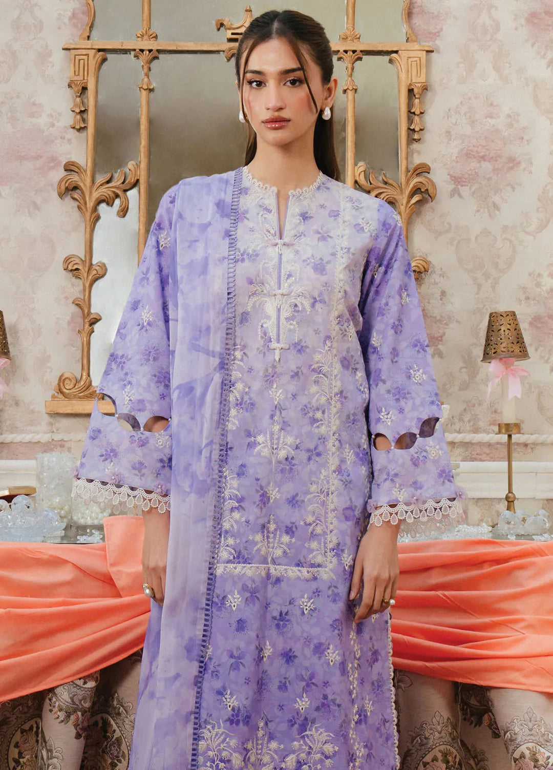 Ayzel by Afrozeh Printed Lawn Suits Unstitched 3 Piece AAF25AM D-10 Delilah - Summer Collection