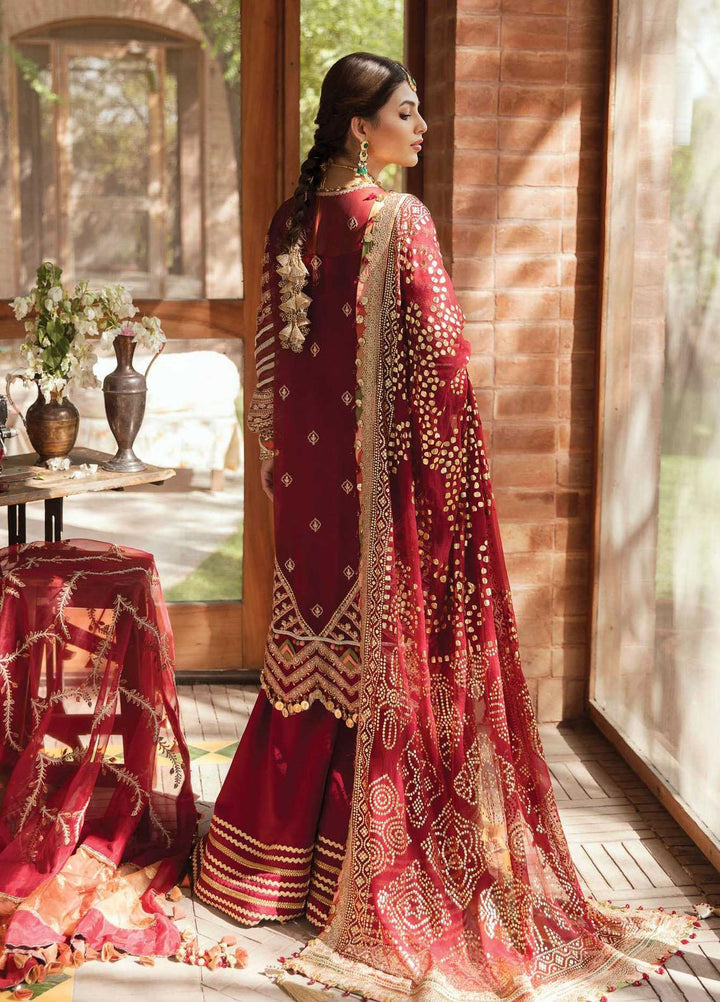 Ayzel by Afrozeh Embroidered Chiffon Suits Unstitched 3 Piece AF22AZS 001 Shajar - Luxury Formals Collection