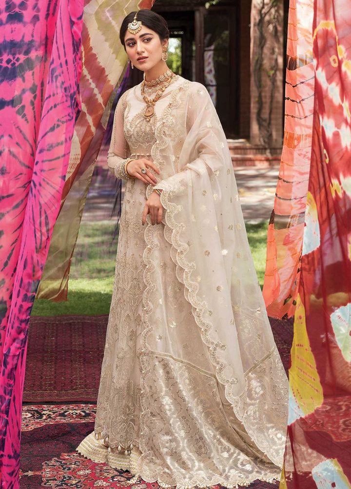 Ayzel by Afrozeh Embroidered Net Suits Unstitched 3 Piece AF22AZS 007 Sultana Begum - Luxury Formals Collection