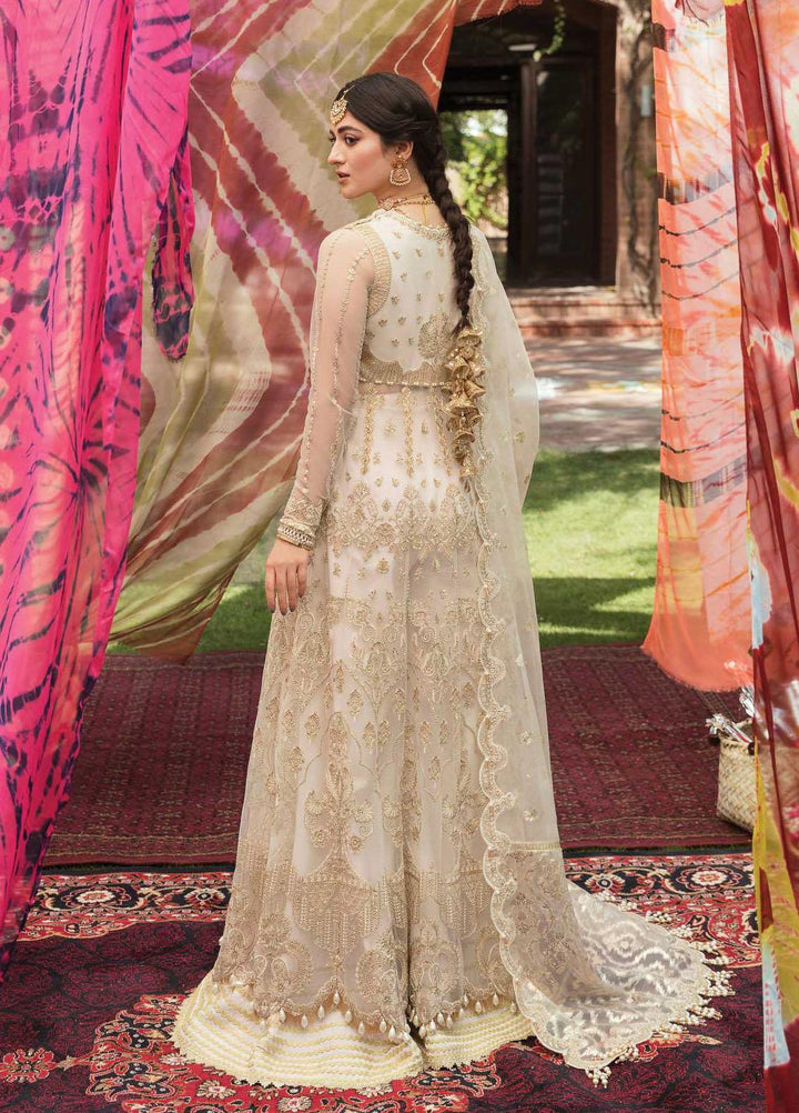 Ayzel by Afrozeh Embroidered Net Suits Unstitched 3 Piece AF22AZS 007 Sultana Begum - Luxury Formals Collection